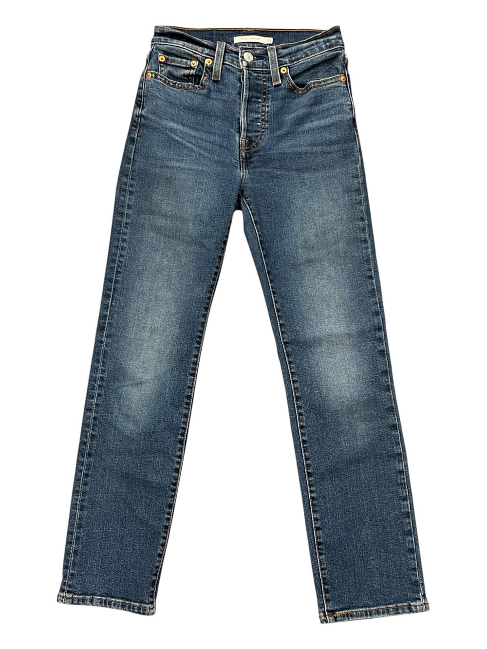 Levi's Button Fly Wedgie Straight Jeans